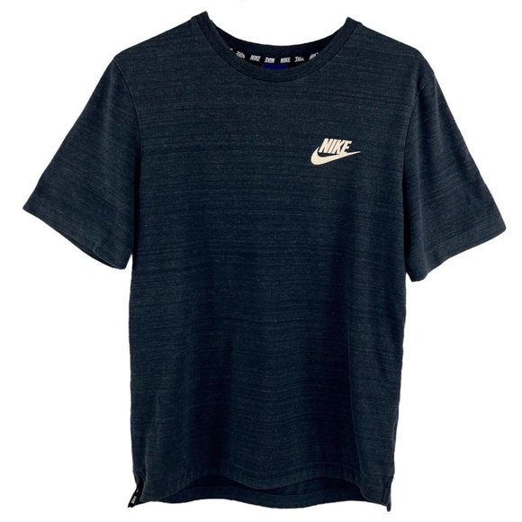 Vintage Nike Single Stitch 50/50 Charcoal Gray Swoosh T-Shirt Men S - Picture 11 of 12